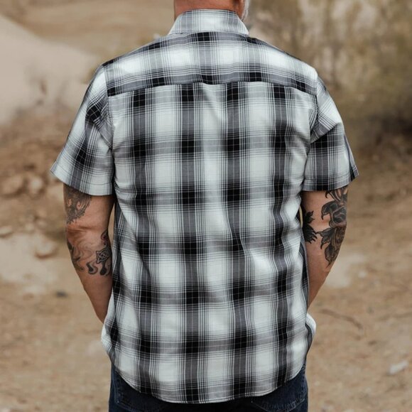 Dixxon SUTHERLAND 5YR Short Sleeve Bamboo Shirt - Men's M - Picture 8 of 11